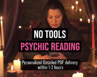 Same Hour Love Psychic Reading: No Tools Clairvoyant Guidance (PDF)
