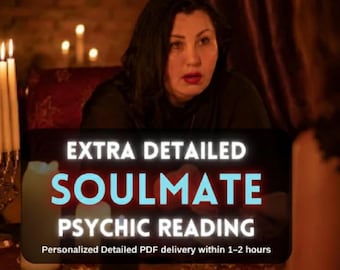 Detailed Soulmate Tarot Reading, Who is My Soulmate, In-Depth Love Tarot Reading, Soulmate Profile and Timing, Same Day Psychic Reading