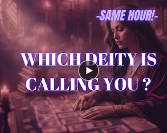 Welke godheid probeert met je te communiceren? Paranormale tarotlezing op hetzelfde uur