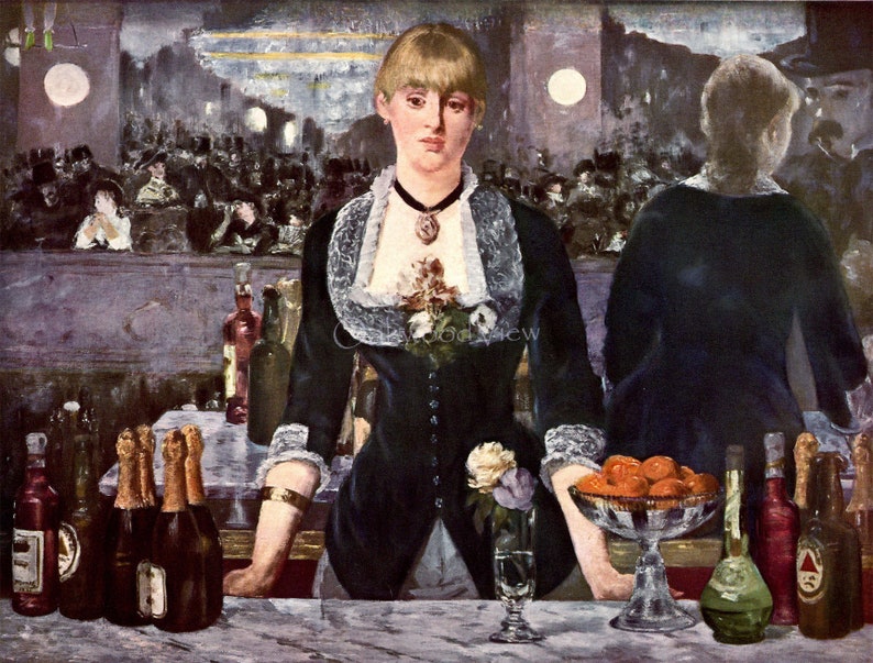 Bar of the FoliesBergeres Vintage 1939