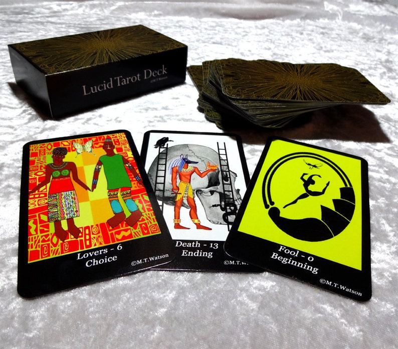 Lucid Tarot Card Deck Multicultural Artist Created Brand image 1