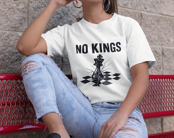 No Kings Chess T-Shirt, Anti Tyranny, Resist