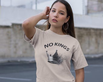 No Kings Women's Sweatshirt, Feminist Resist Shirt