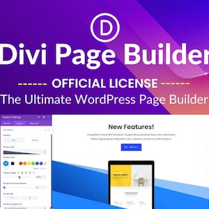 Divi Page Builder / Licencia original / Pago único – Oferta exclusiva