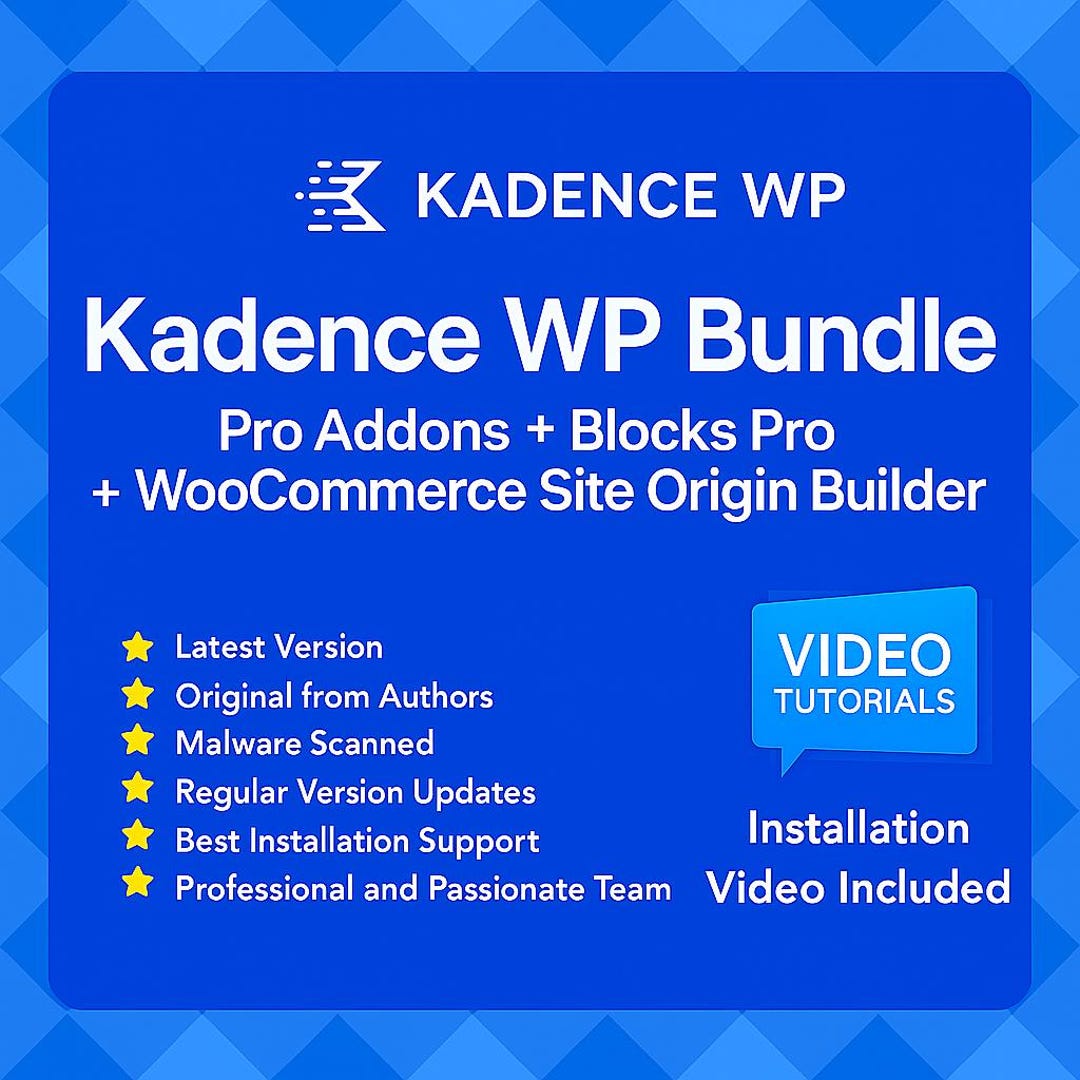 Kadence WP Pro Bundle: Blocks + Theme + Woocommerce Builder | Ultimate ...