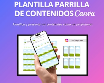 Template - Canva - Content Grid - Social Media - Monthly Proposal