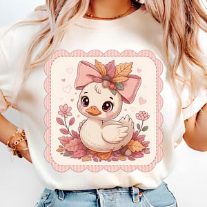 Goose PNG T-Shirt Design Trendy Fall PNG Autumn PNG Fall Vibes Png Fall Goose Png Cozy Season Png Sublimation Designs Digital Download