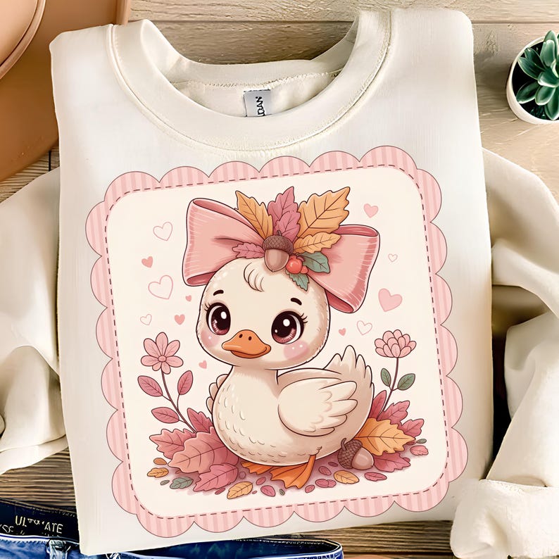 Goose PNG T-Shirt Design Trendy Fall PNG Autumn PNG Fall Vibes Png Fall Goose Png Cozy Season Png Sublimation Designs Digital Download
