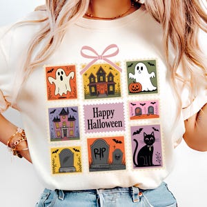 Happy Halloween PNG T-Shirt Design Trendy Halloween Png Halloween Shirt Png  Halloween PNG Design Ghost Sublimation Designs Digital Download