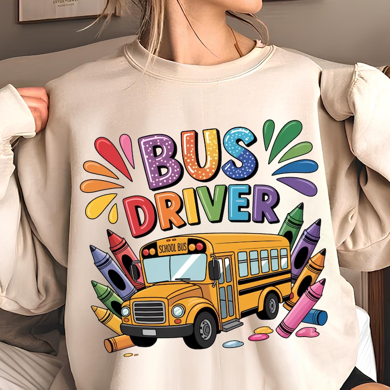 School Bus Driver PNG T-Shirt Design Trending PNG School Bus PNG Back To School Png Best Bus Driver Png Sublimation Designs Digital Download