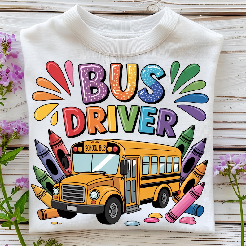 School Bus Driver PNG T-Shirt Design Trending PNG School Bus PNG Back To School Png Best Bus Driver Png Sublimation Designs Digital Download