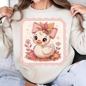 Goose PNG T-Shirt Design Trendy Fall PNG Autumn PNG Fall Vibes Png Fall Goose Png Cozy Season Png Sublimation Designs Digital Download