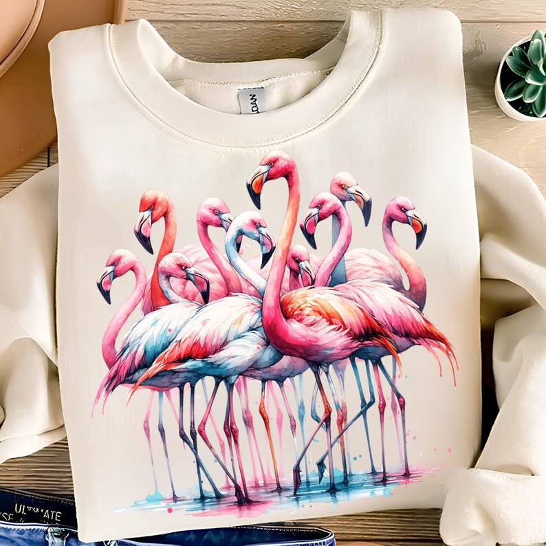 Flamingo PNG T-Shirt Design Summer Flamingo PNG Shirt Flamingo Shirt PNG Summer Png Summer Vibes Png Sublimation Design Digital Download