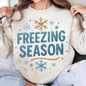 Freezing Season PNG,T-Shirt Design,Freezin Season PNG,Snowflakes PNG,Winter Png,Christmas Png Designs,Sublimation Designs,Digital Download