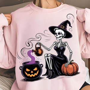 Witch PNG T-Shirt Design Trendy Halloween PNG Spooky Girl PNG Png Halloween Shirt Png Witch Shirt Sublimation Designs Digital Download