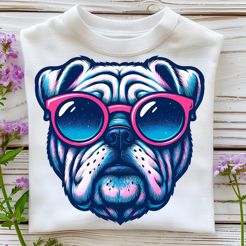 Bulldog PNG T-Shirt Design Dog Lover PNG Puppy PNG Dog Png Bulldogs Shirt Png English Bulldog Sublimation Designs Trending Digital Download