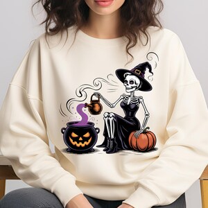 Witch PNG T-Shirt Design Trendy Halloween PNG Spooky Girl PNG Png Halloween Shirt Png Witch Shirt Sublimation Designs Digital Download