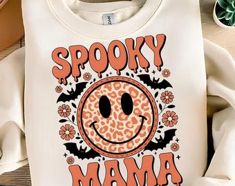 Spooky Mama PNG,T-Shirt Design,Halloween Mama PNG,Halloween Shirt Png,Spooky Mama Shirt,Preppy Halloween Png,Lace Mama PNG,Digital Download