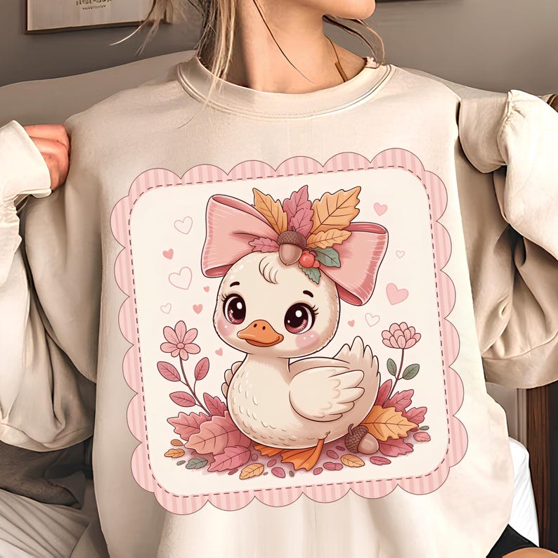 Goose PNG T-Shirt Design Trendy Fall PNG Autumn PNG Fall Vibes Png Fall Goose Png Cozy Season Png Sublimation Designs Digital Download