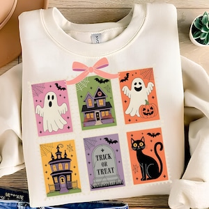 Trick Or Treat PNG T-Shirt Design Trendy Halloween Png Halloween Shirt Png  Halloween PNG Design Ghost Sublimation Designs Digital Download