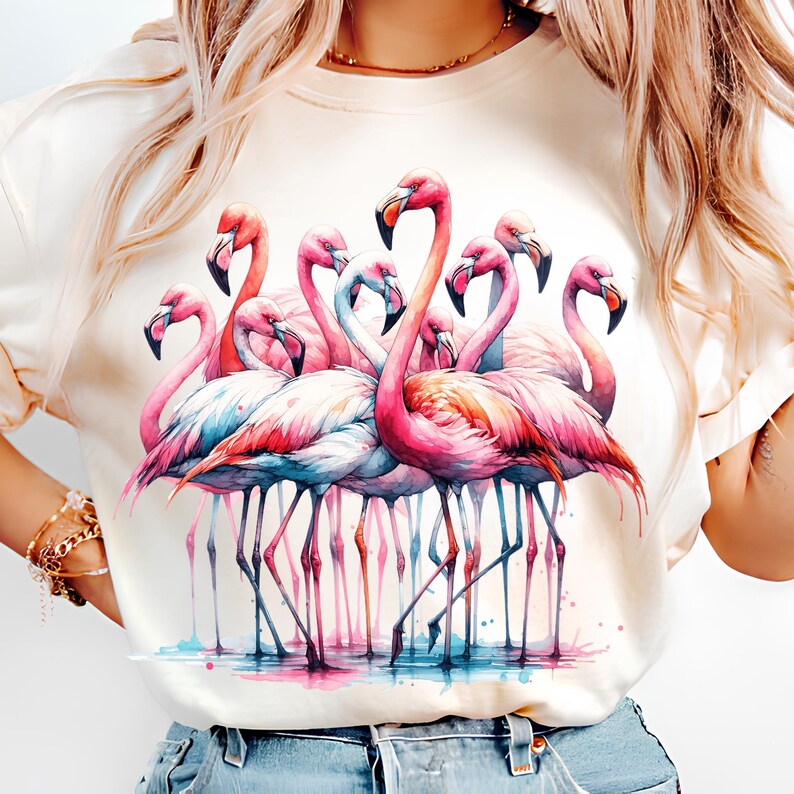 Flamingo PNG T-Shirt Design Summer Flamingo PNG Shirt Flamingo Shirt PNG Summer Png Summer Vibes Png Sublimation Design Digital Download