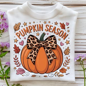 Pumpkin Season PNG T-Shirt Design Coquette Pumpkin Png Popular PNG Autumn PNG Preppy Fall Png Trendy Png Sublimation Design Digital Download