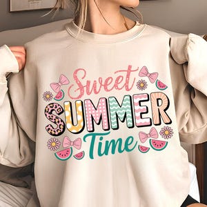 Sweet Summer Time PNG T-Shirt Design Retro PNG Summer Vibes PNG Trending Png Vacation Png Beach Png Sublimation Designs Digital Download