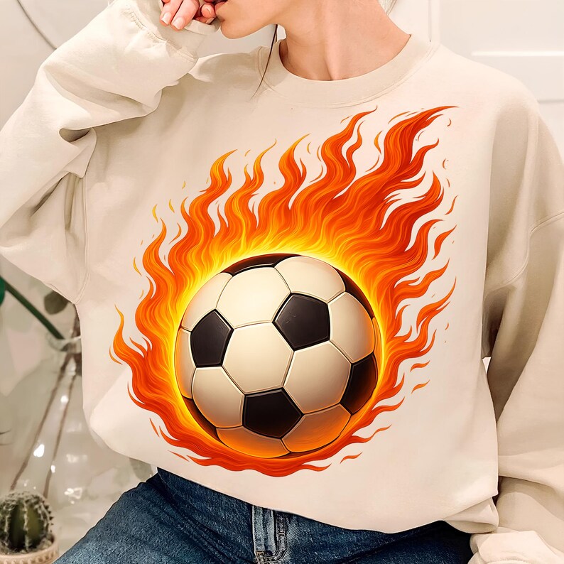 Flaming Soccer Ball PNG,T-Shirt Design,Soccer PNG,Trending PNG,Soccer Mom Png,Soccer Shirt Png,Fire Png,Sublimation Designs,Digital Download