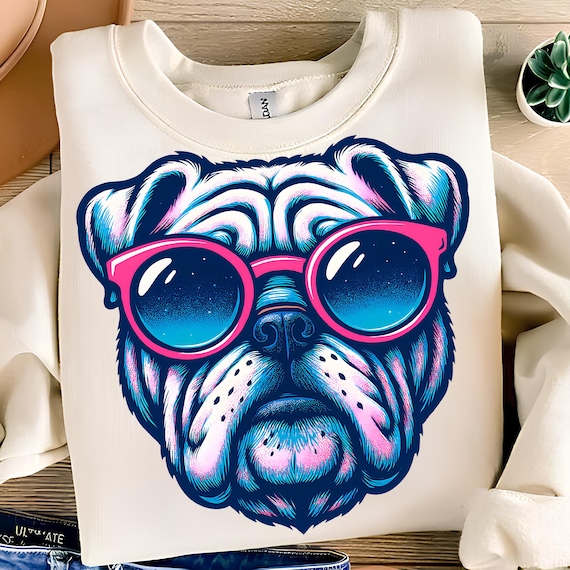 Bulldog PNG T-Shirt Design Dog Lover PNG Puppy PNG Dog Png Bulldogs Shirt Png English Bulldog Sublimation Designs Trending Digital Download