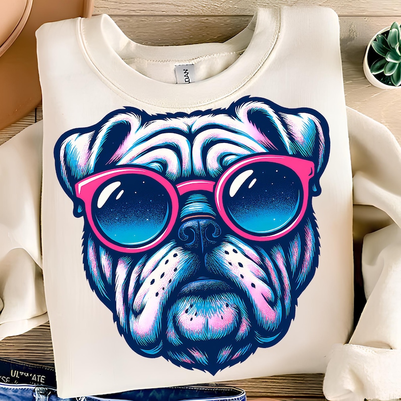 Bulldog PNG T-Shirt Design Dog Lover PNG Puppy PNG Dog Png Bulldogs Shirt Png English Bulldog Sublimation Designs Trending Digital Download