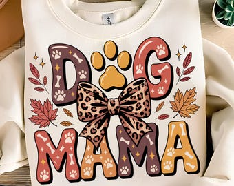 Mamá Perro PNG Diseño de Camiseta Otoño PNG Tendencia PNG Mamá Perro PNG Amante de los Perros PNG Popular PNG Otoño Boho PNG Diseño de Sublimación Descarga Digital