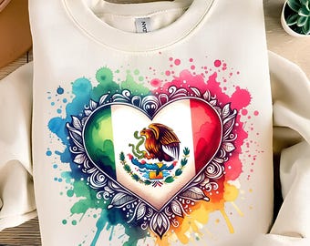 Mexico PNG, T-Shirt Design, Mexico Flag PNG, Mexico Shirt, Mexican Flag PNG, Mexican Png, Mexicana Png, Sublimation Designs,Digital Download