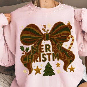 Merry Christmas PNG, T-Shirt Design,Christmas Bow PNG,Preppy Christmas PNG,Merry Png,Pink Christmas Png,Christms Tree Png, Sublimation Designs,Digital Download
