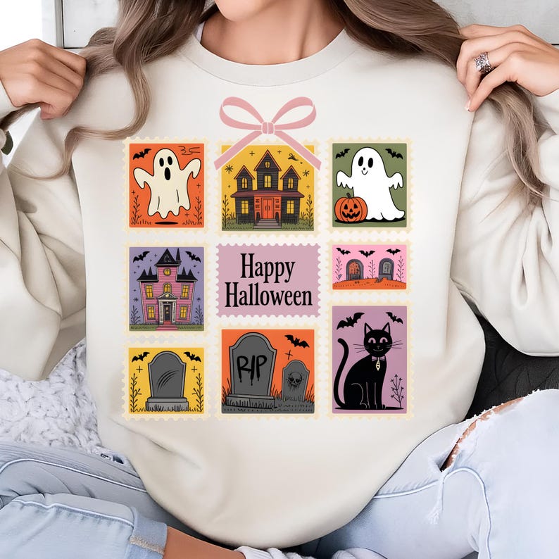 Happy Halloween PNG T-Shirt Design Trendy Halloween Png Halloween Shirt Png  Halloween PNG Design Ghost Sublimation Designs Digital Download