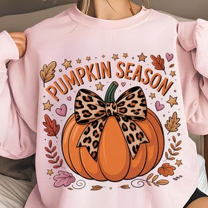 Pumpkin Season PNG T-Shirt Design Coquette Pumpkin Png Popular PNG Autumn PNG Preppy Fall Png Trendy Png Sublimation Design Digital Download