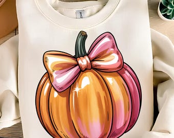 Coquette Pumpkin PNG, T-Shirt Design, Pumpkin Bow Png, Pumpkin Coquette Png, Autumn Png, Trending Png, Sublimation Designs, Digital Download