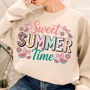 Sweet Summer Time PNG T-Shirt Design Retro PNG Summer Vibes PNG Trending Png Vacation Png Beach Png Sublimation Designs Digital Download