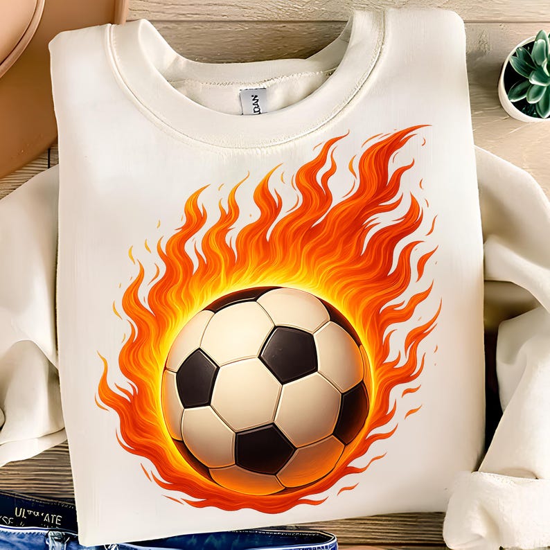 Flaming Soccer Ball PNG,T-Shirt Design,Soccer PNG,Trending PNG,Soccer Mom Png,Soccer Shirt Png,Fire Png,Sublimation Designs,Digital Download