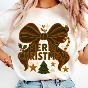 Merry Christmas PNG, T-Shirt Design,Christmas Bow PNG,Preppy Christmas PNG,Merry Png,Pink Christmas Png,Christms Tree Png, Sublimation Designs,Digital Download
