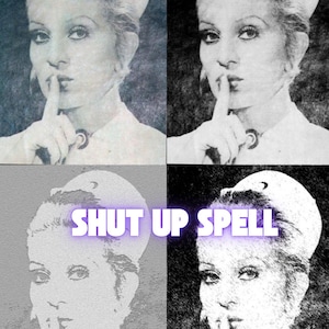Shut Up Spell – Silence Gossip & Lies – Stop Slander and Negative Talk Fast
