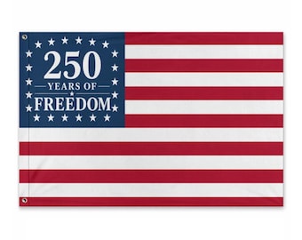 250th Anniversary American Flag 4x6 Ft 1776-2026 USA Patriotic Banner Outdoor Wall Decor Independence Day