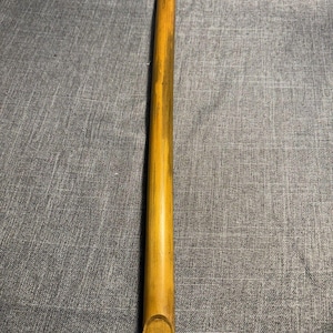 VINTAGE hand carved wood flute instrument