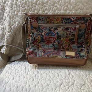 Disney Mickey Mouse Pluto Vintage Crossbody Messenger Bag image 1