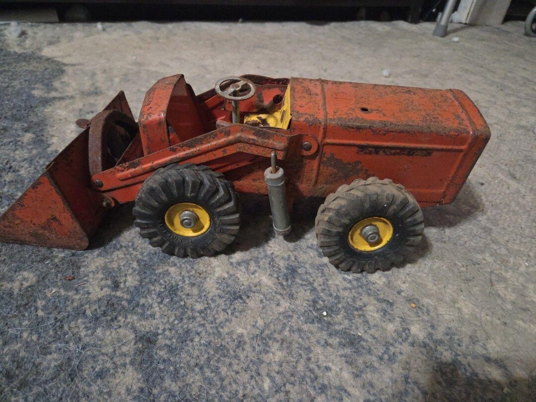 Vintage NYLINT Front-end Hough Payloader Construction Red & Yellow ...