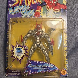 激レア！スパイダーマン Electro Spark キャプテン・アメリカ Marvel Comics Toy Biz Spider-Man Electro-Spark Action Figure