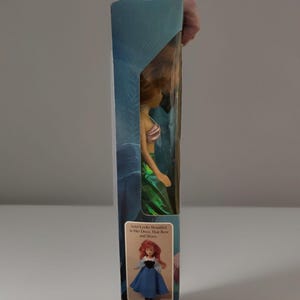 Vintage Disney Little Mermaid Ariel Doll Tyco NRFB Original Box Rare With Dress image 7
