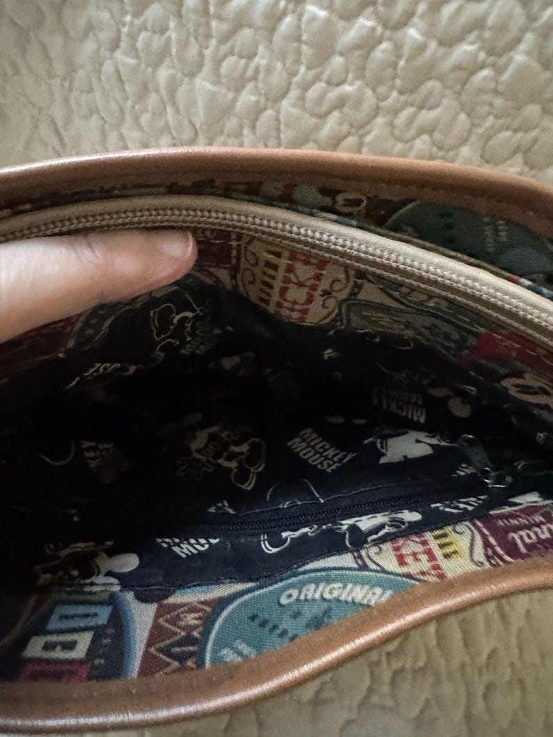 Disney Mickey Mouse Pluto Vintage Crossbody Messenger Bag image 4