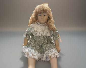 Vintage William Tung Collection Porcelain Doll Limited Edition 1005/2500
