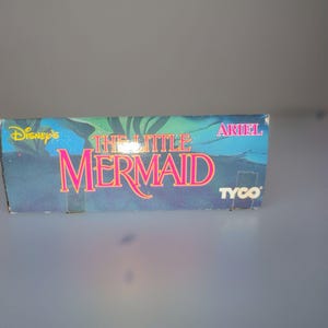 Vintage Disney Little Mermaid Ariel Doll Tyco NRFB Original Box Rare With Dress image 9