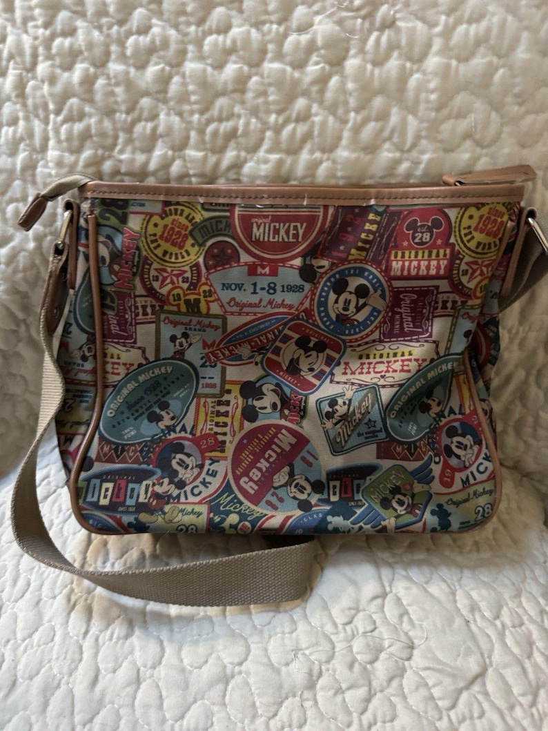 Disney Mickey Mouse Pluto Vintage Crossbody Messenger Bag image 3